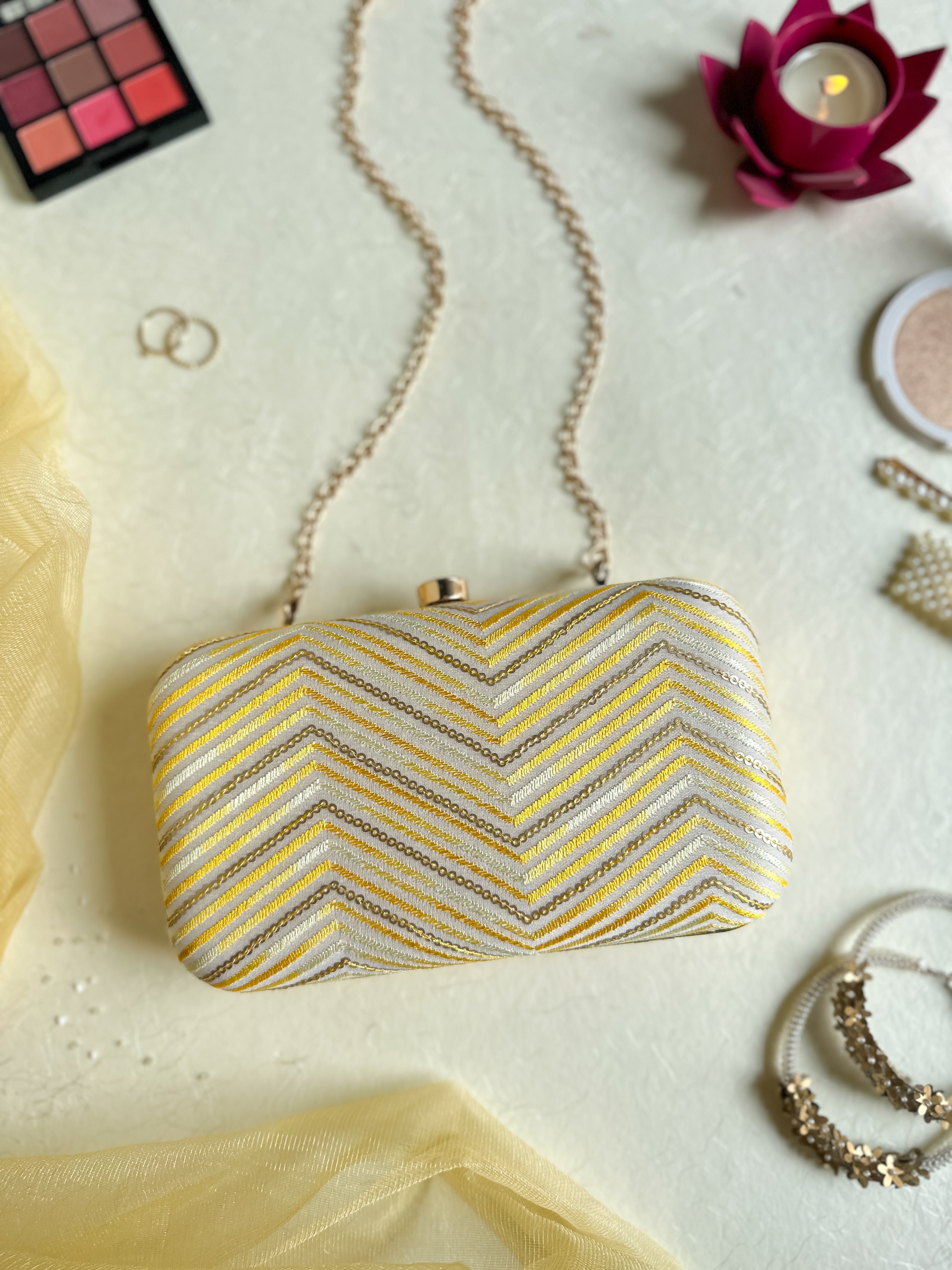 Nice-G Cultural Crafted Clutch for Indian Weddings & Occasions